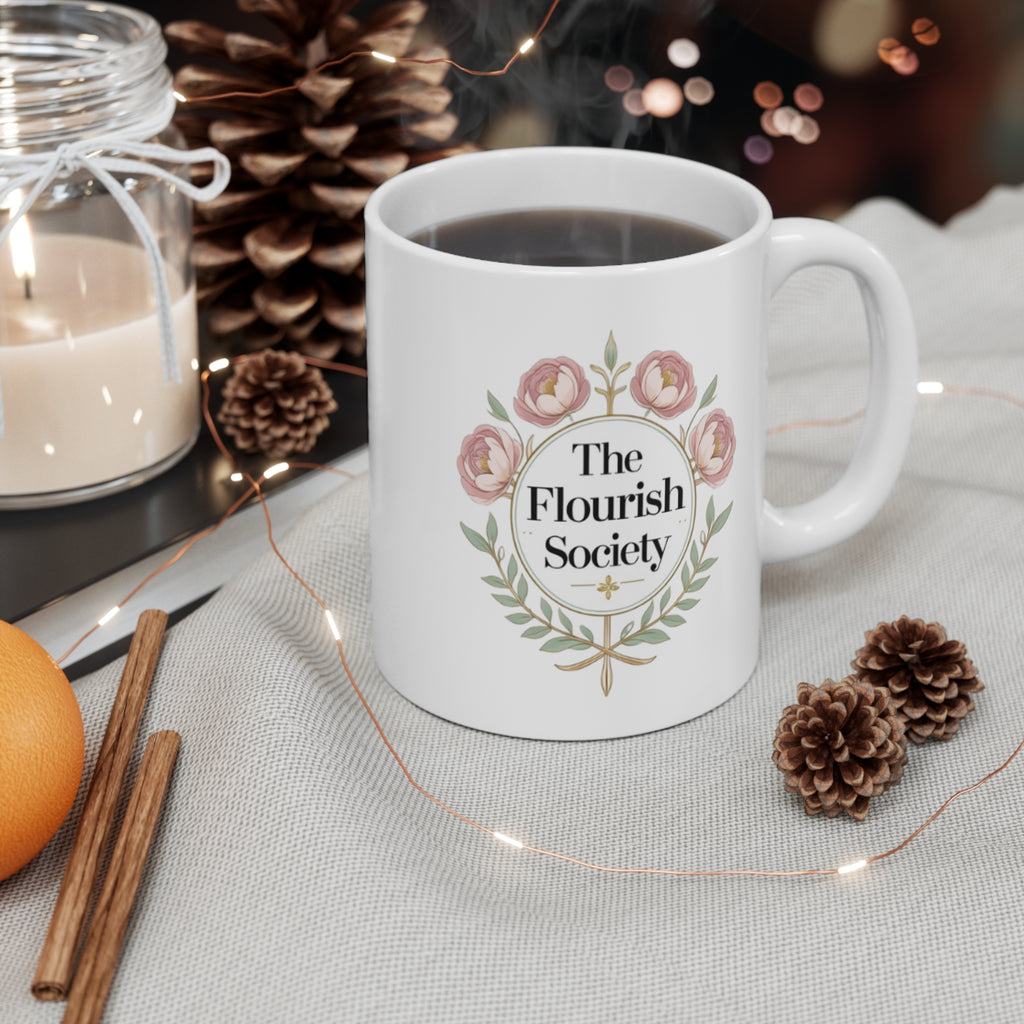 The Flourish Society Mug – 11oz