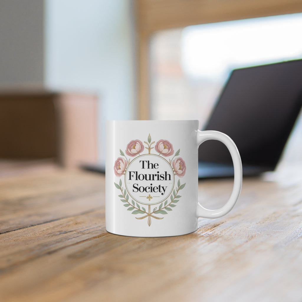 The Flourish Society Mug – 11oz