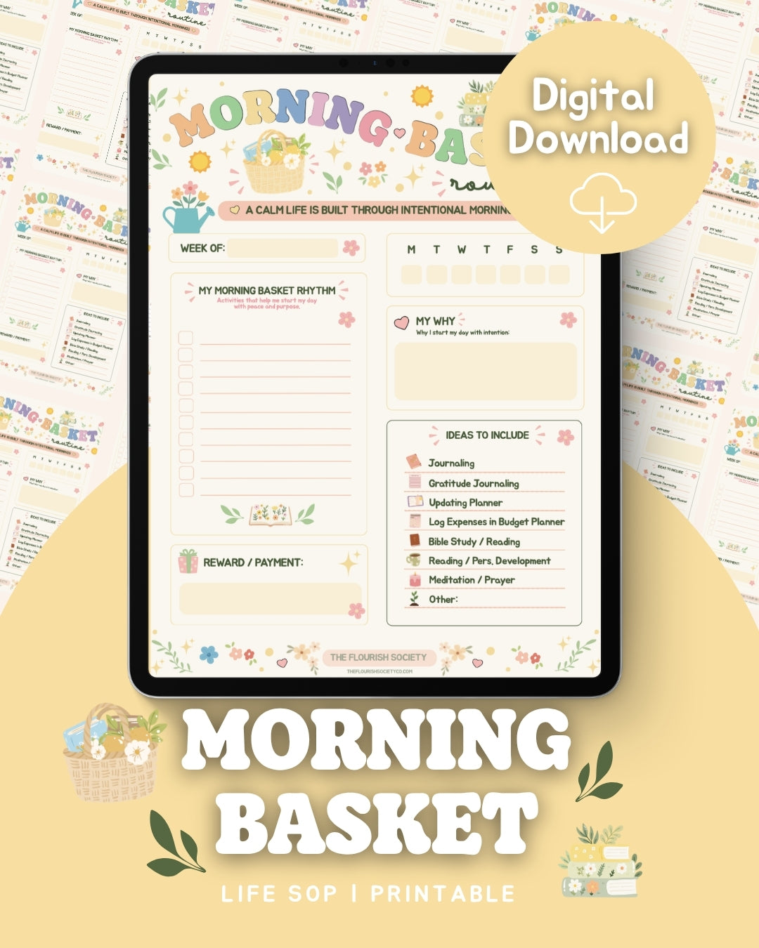 🧺 Morning Basket Life SOP Printable