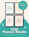 📅 2026 Dated Planner Bundle | September–December