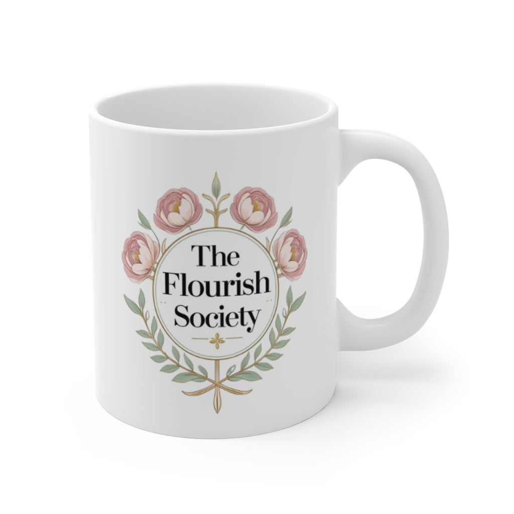 The Flourish Society Mug – 11oz