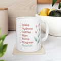 Morning Routine Checklist Mug – The Flourish Society (11oz)