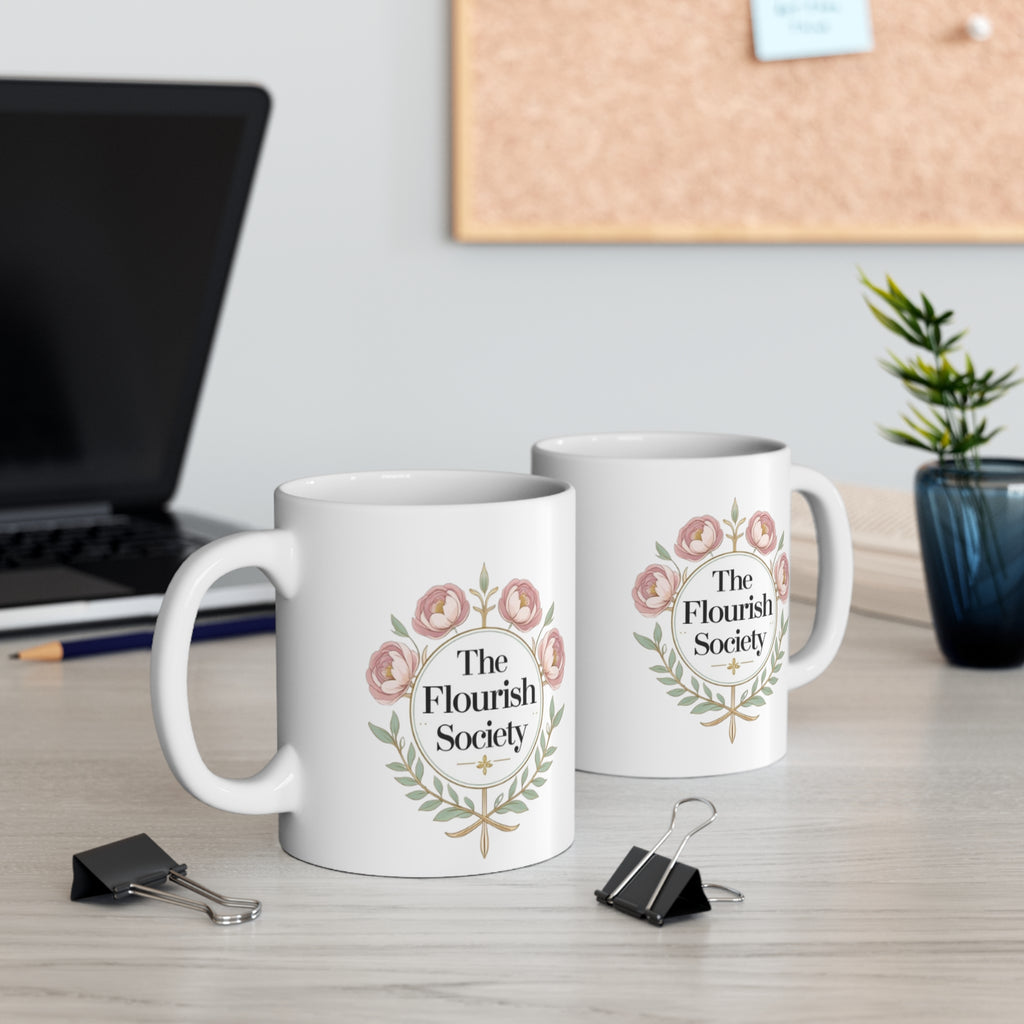The Flourish Society Mug – 11oz
