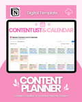 The Flourish Content Planner | Notion Template 🌷