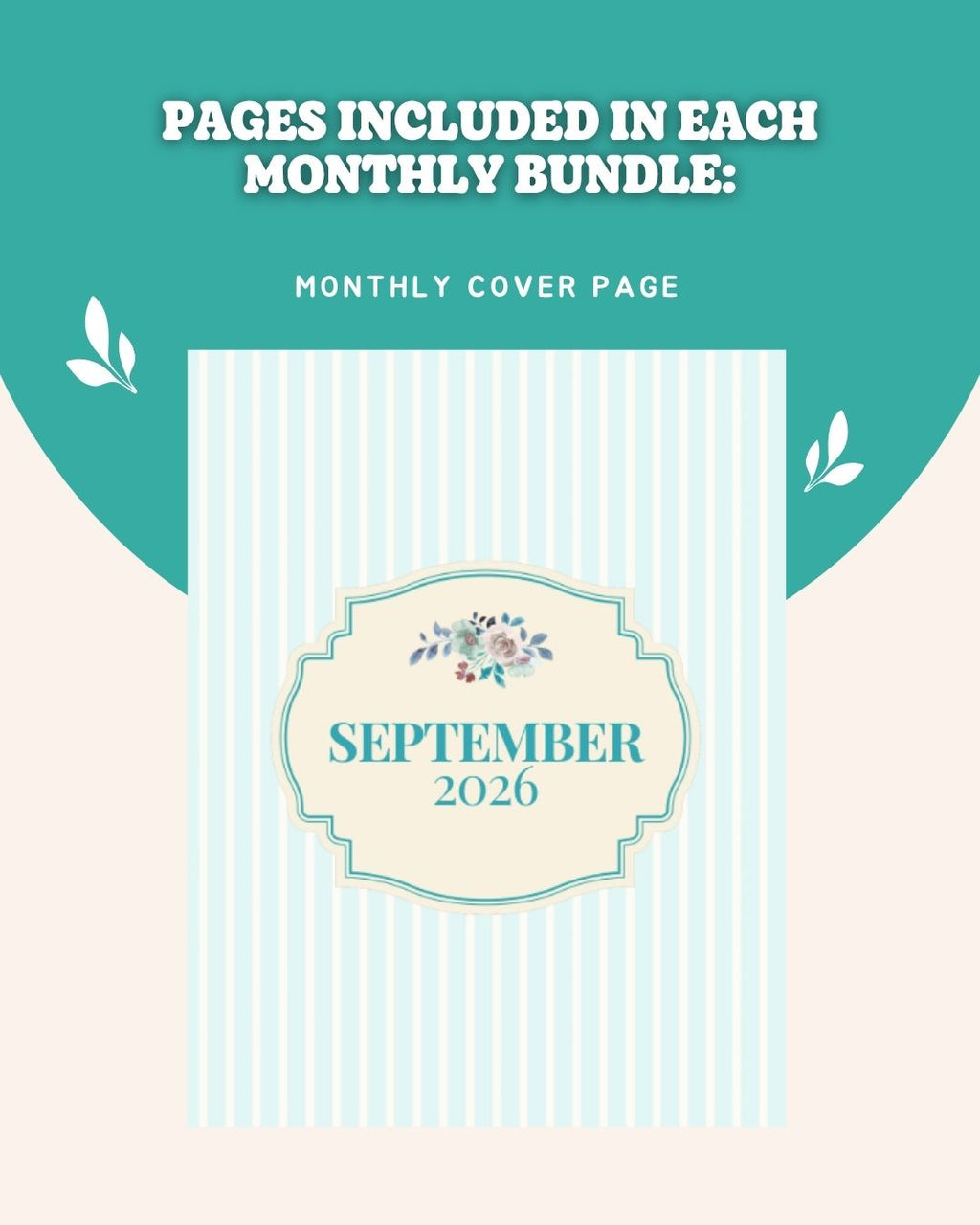 📅 2026 Dated Planner Bundle | September–December