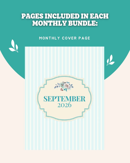 📅 2026 Dated Planner Bundle | September–December