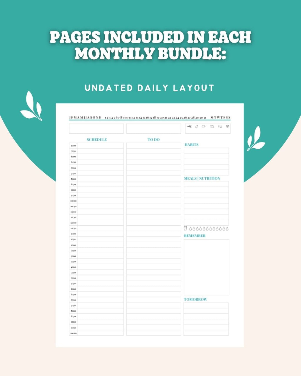 📅 2026 Dated Planner Bundle | September–December