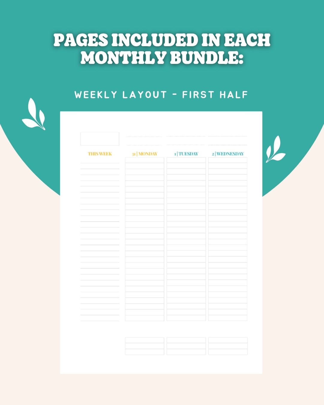 📅 2026 Dated Planner Bundle | September–December